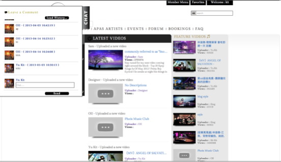 APAS Music Website