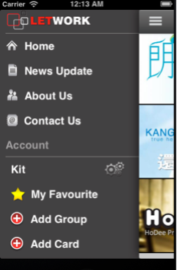 Letwork Mobile App