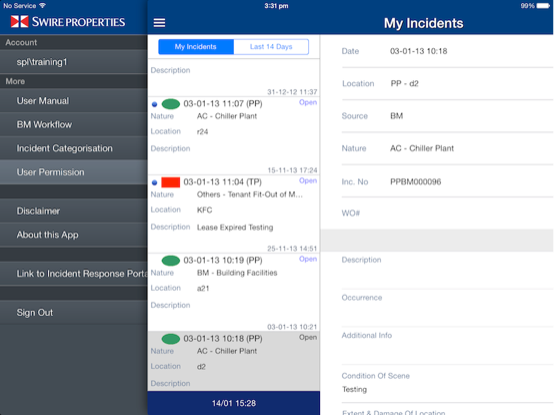 Swire IRP App